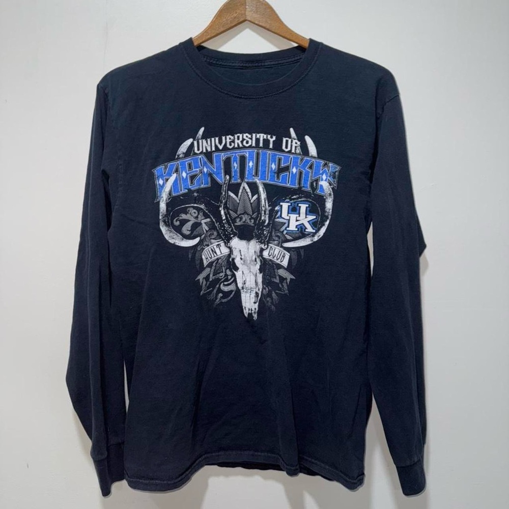 University of Kentucky Men's Black Long Sleeve Shirt
